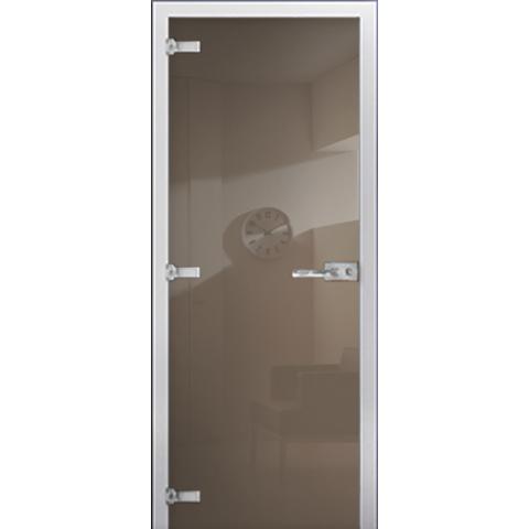 Cтеклянная межкомнатная дверь DS RAL 1019