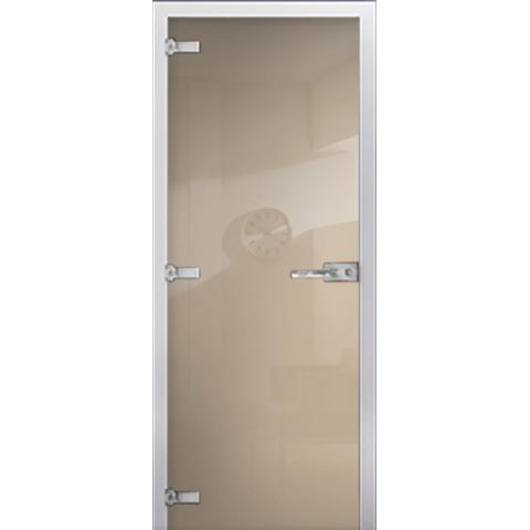 Cтеклянная межкомнатная дверь DS RAL 1013