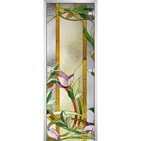 Дверь стеклянная Stained Glass-04